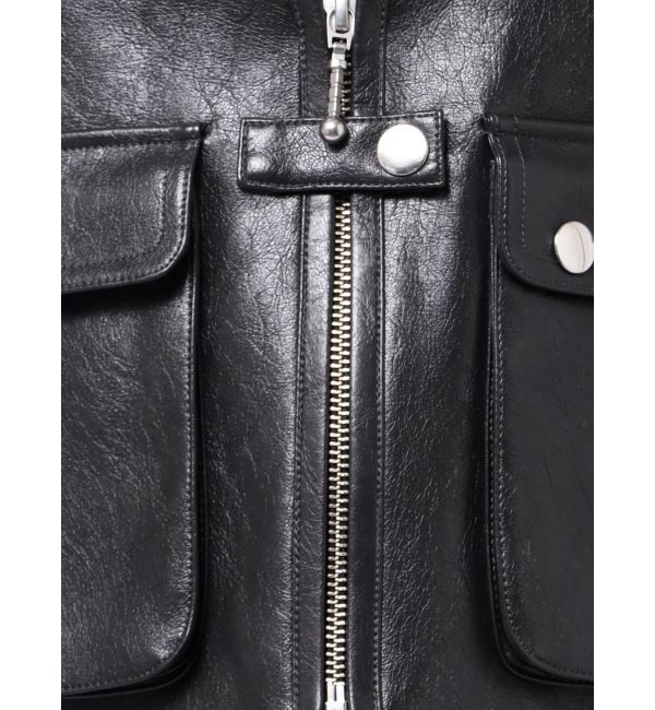 jouetie「フェイクレザーフィッシングベスト」|その他|