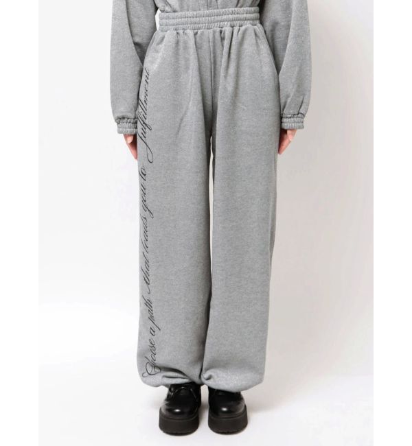 jouetie「【WEB限定】ラメスウェットルーズパンツ【セットアップ対応】」|その他|