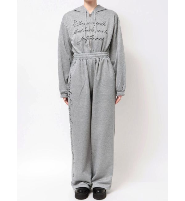 jouetie「【WEB限定】ラメスウェットルーズパンツ【セットアップ対応】」|その他|