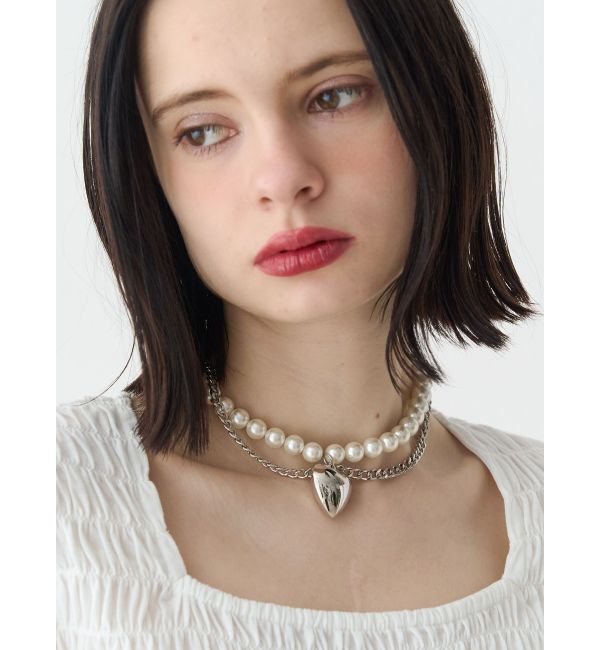 jouetie「パールコンビネックレス」|ネックレス|シルバー