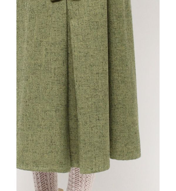 merry jenny「リボンプリーツミディスカート【セットアップ着用可能】」|スカート|