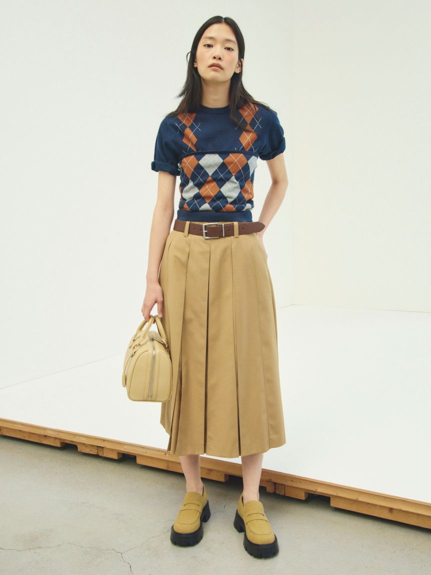 Mila Owen「プリーツタックスカート」|スカート|