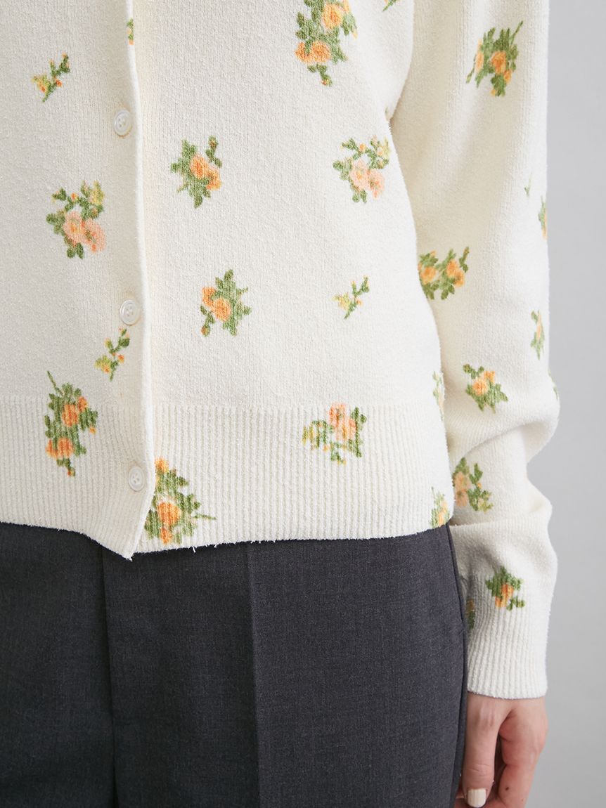 Mila Owen「フラワープリントアンサンブルカーディガン」|カーディガン|