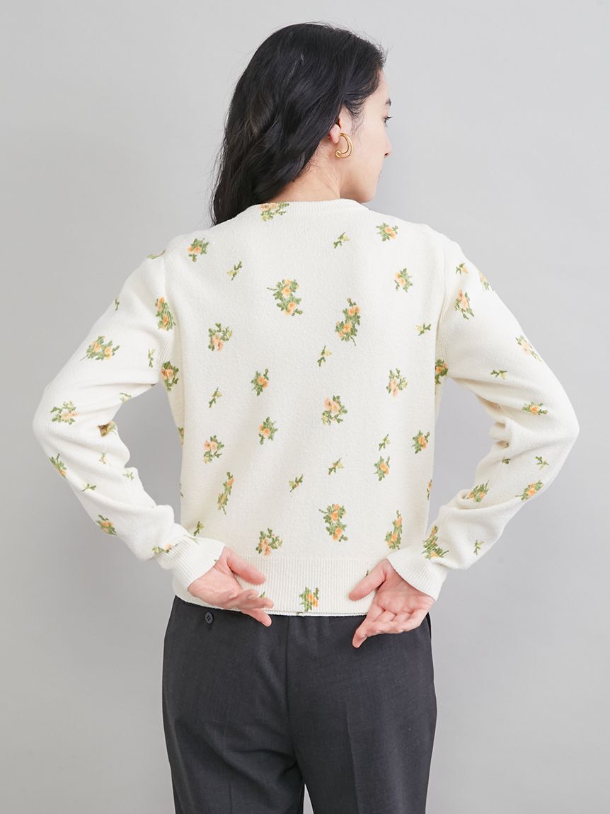 Mila Owen「フラワープリントアンサンブルカーディガン」|カーディガン|