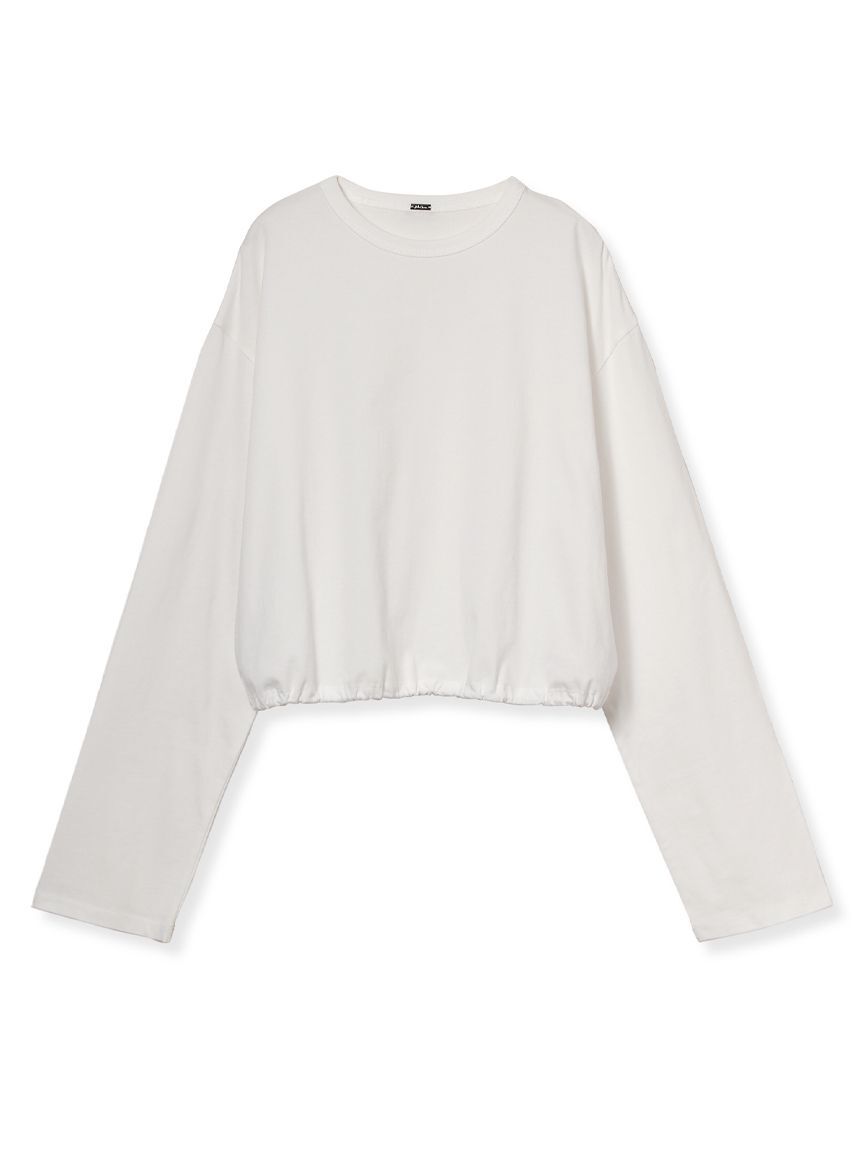 Mila Owen「ショート丈ドロストロングＴシャツ」|Tシャツ・カットソー|