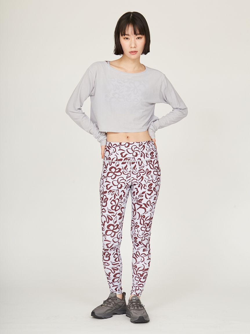 emmi yoga「プルメリアアートレギンス」|その他|