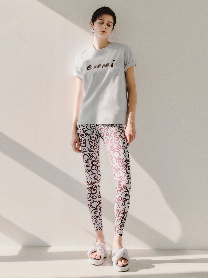 emmi yoga「プルメリアアートレギンス」|その他|LBLU