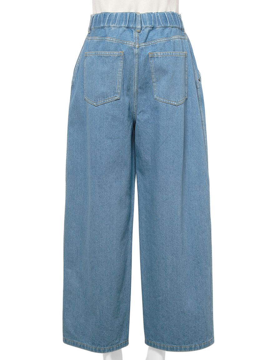 emmi atelier「ウエストギャザーワイドパンツ」|チノ|