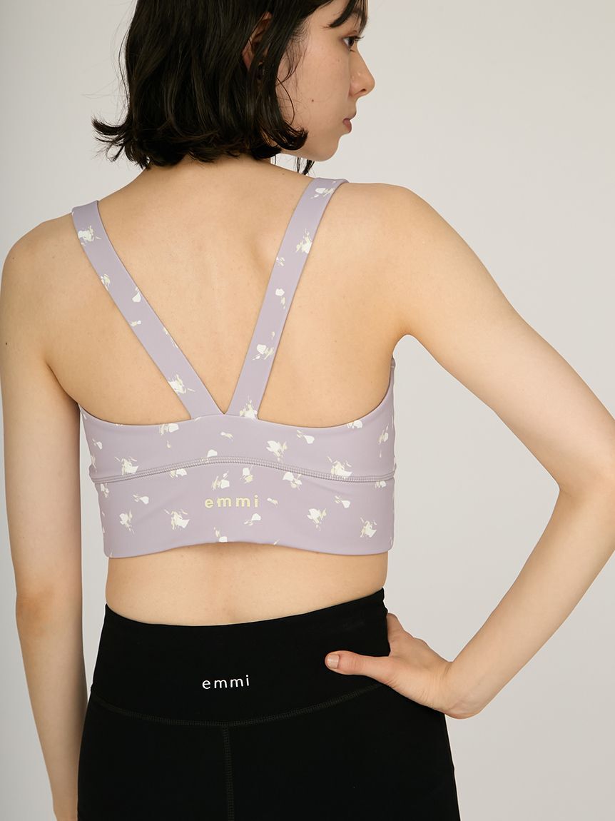 emmi yoga「ディフォームフラワーブラトップ」|キャミソール|