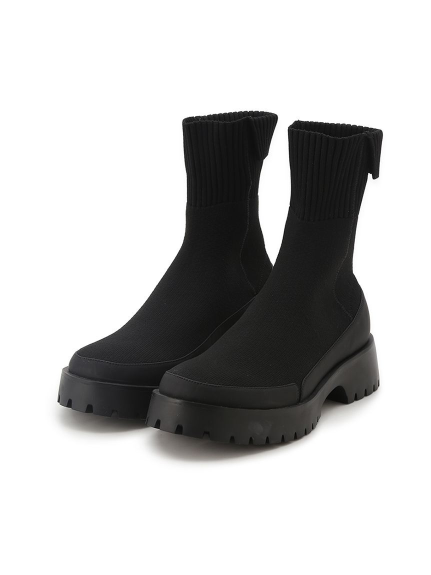 emmi atelier「ecoニットブーツ」|ショートブーツ|