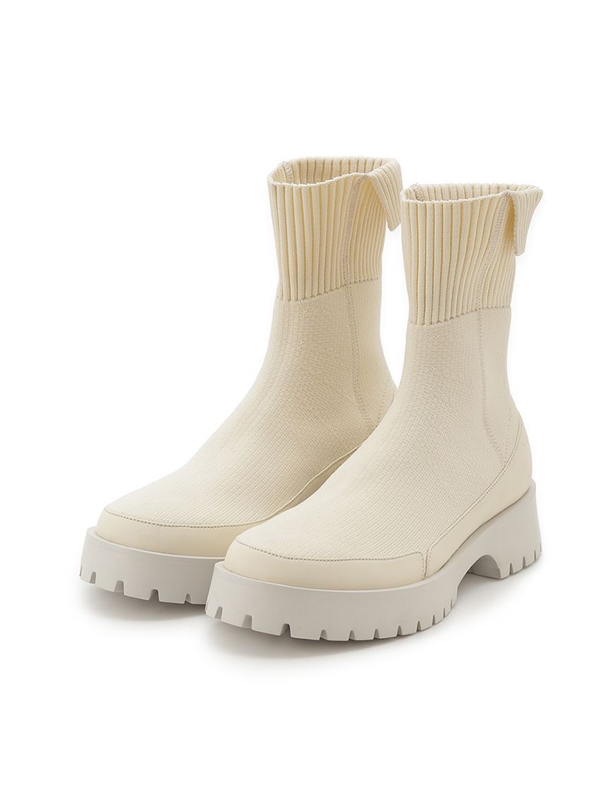 emmi atelier「ecoニットブーツ」|ショートブーツ|