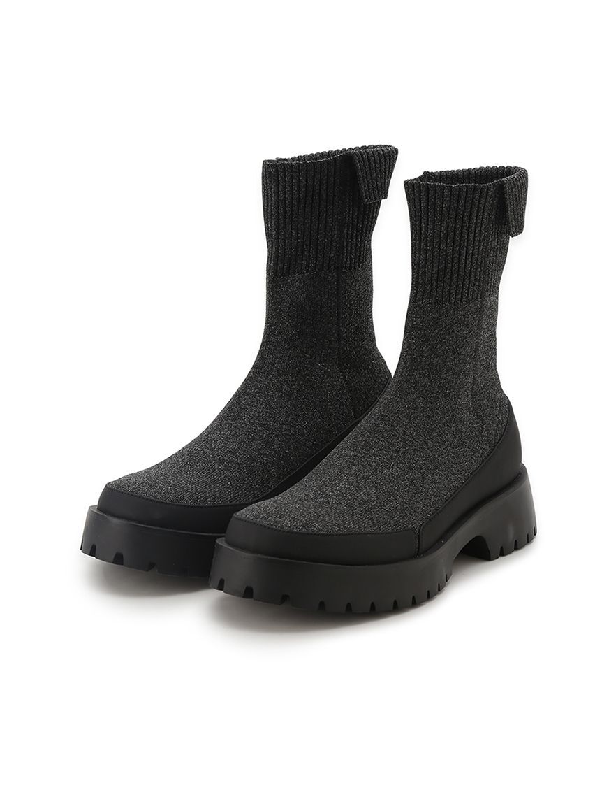 emmi atelier「ecoニットブーツ」|ショートブーツ|MIX