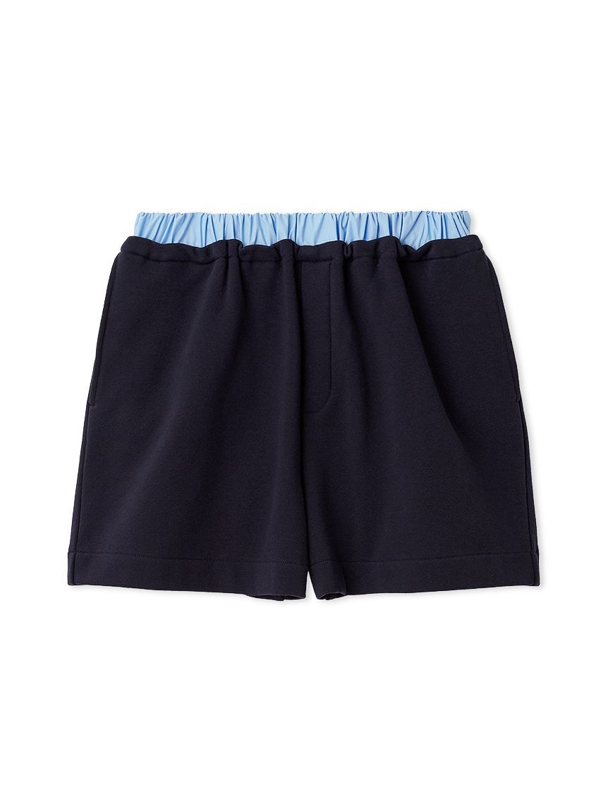 emmi atelier「【em】レイヤードライクスウェットショートパンツ【セットアップ対応】」|その他|