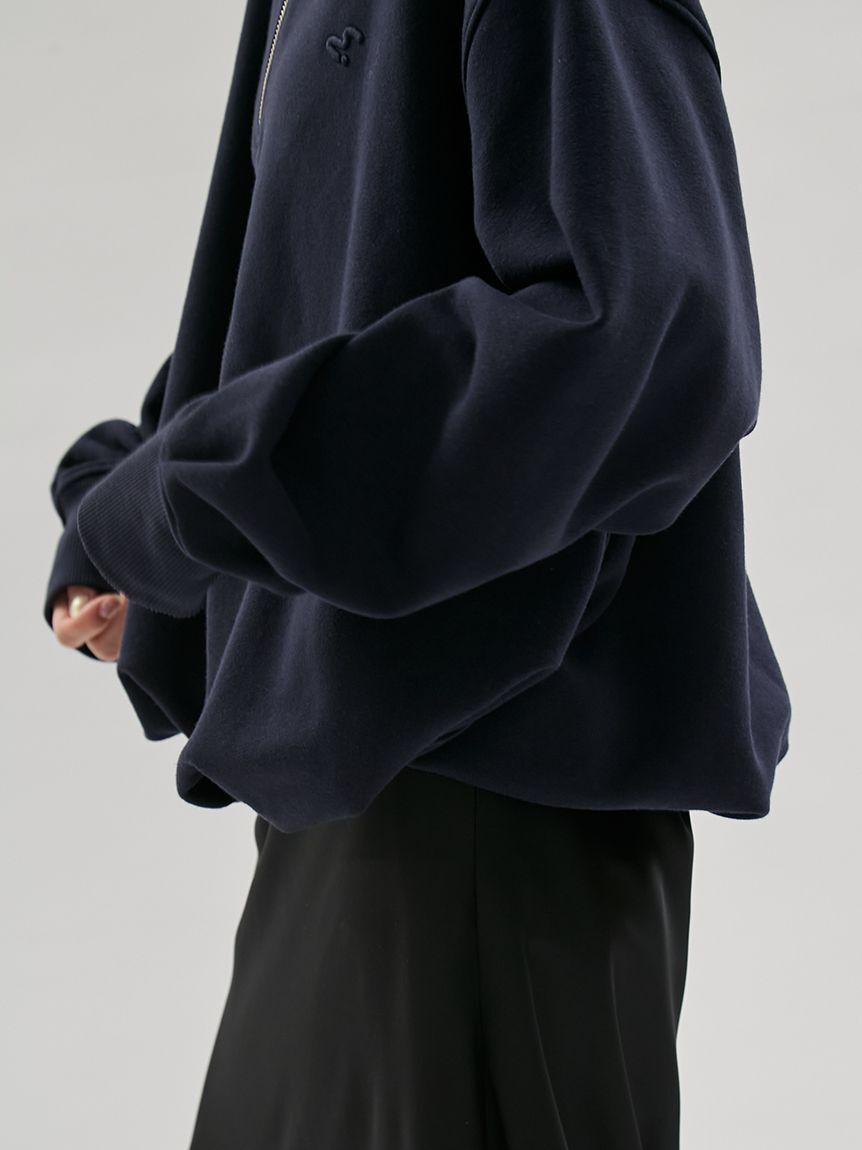 emmi atelier「【em】ハーフジップスウェット【セットアップ対応】」|スウェット・ジャージ|