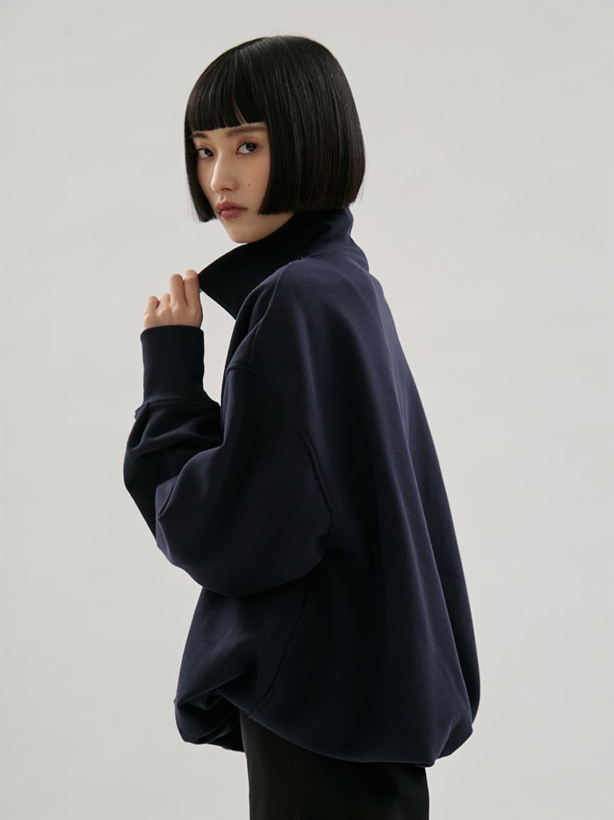 emmi atelier「【em】ハーフジップスウェット【セットアップ対応】」|スウェット・ジャージ|