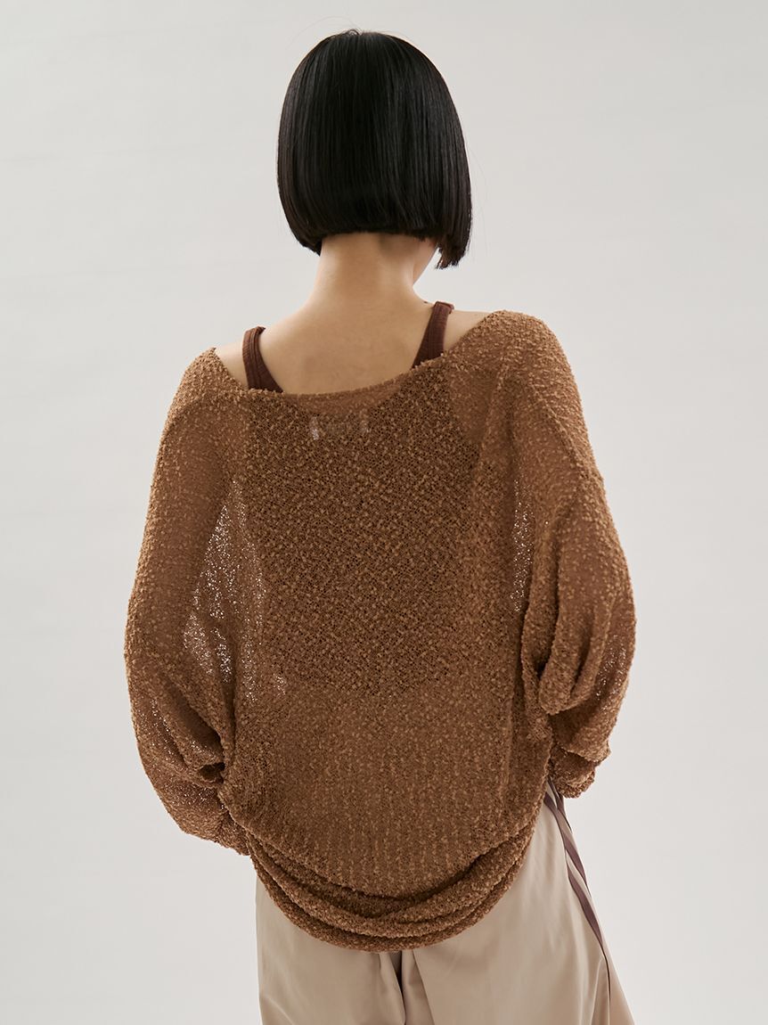 emmi atelier「ルーズニットプルオーバー」|ニット・セーター|