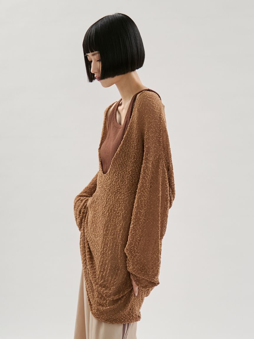 emmi atelier「ルーズニットプルオーバー」|ニット・セーター|