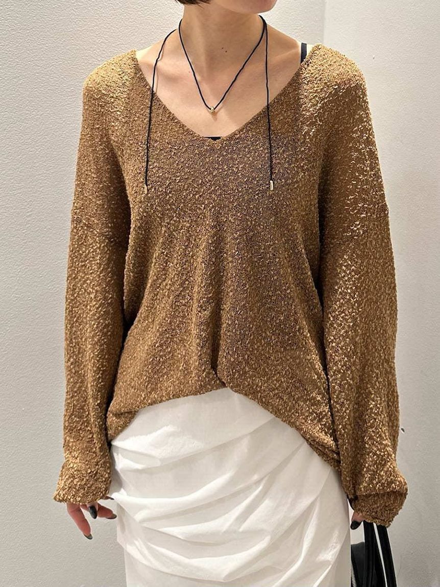 emmi atelier「ルーズニットプルオーバー」|ニット・セーター|BRW