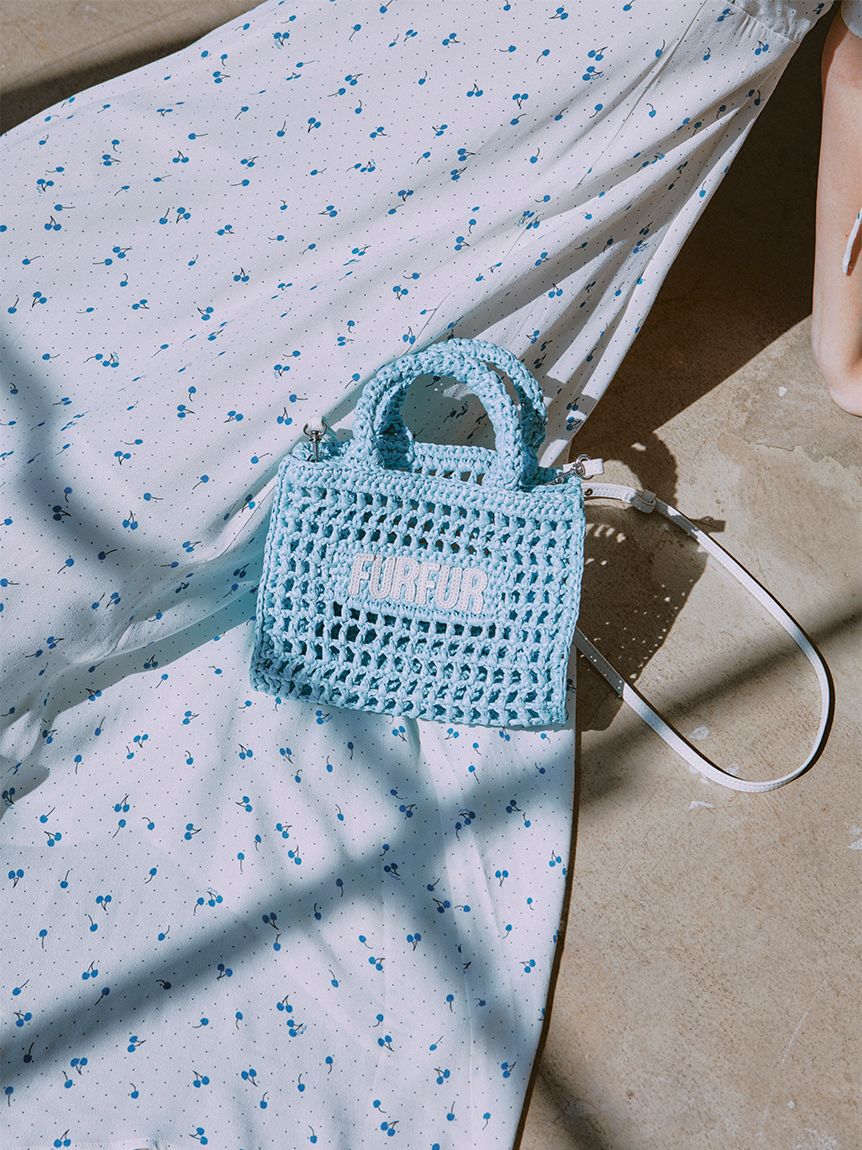 FURFUR「【限定カラー】ラフィアロゴトートバッグ」|トートバッグ|