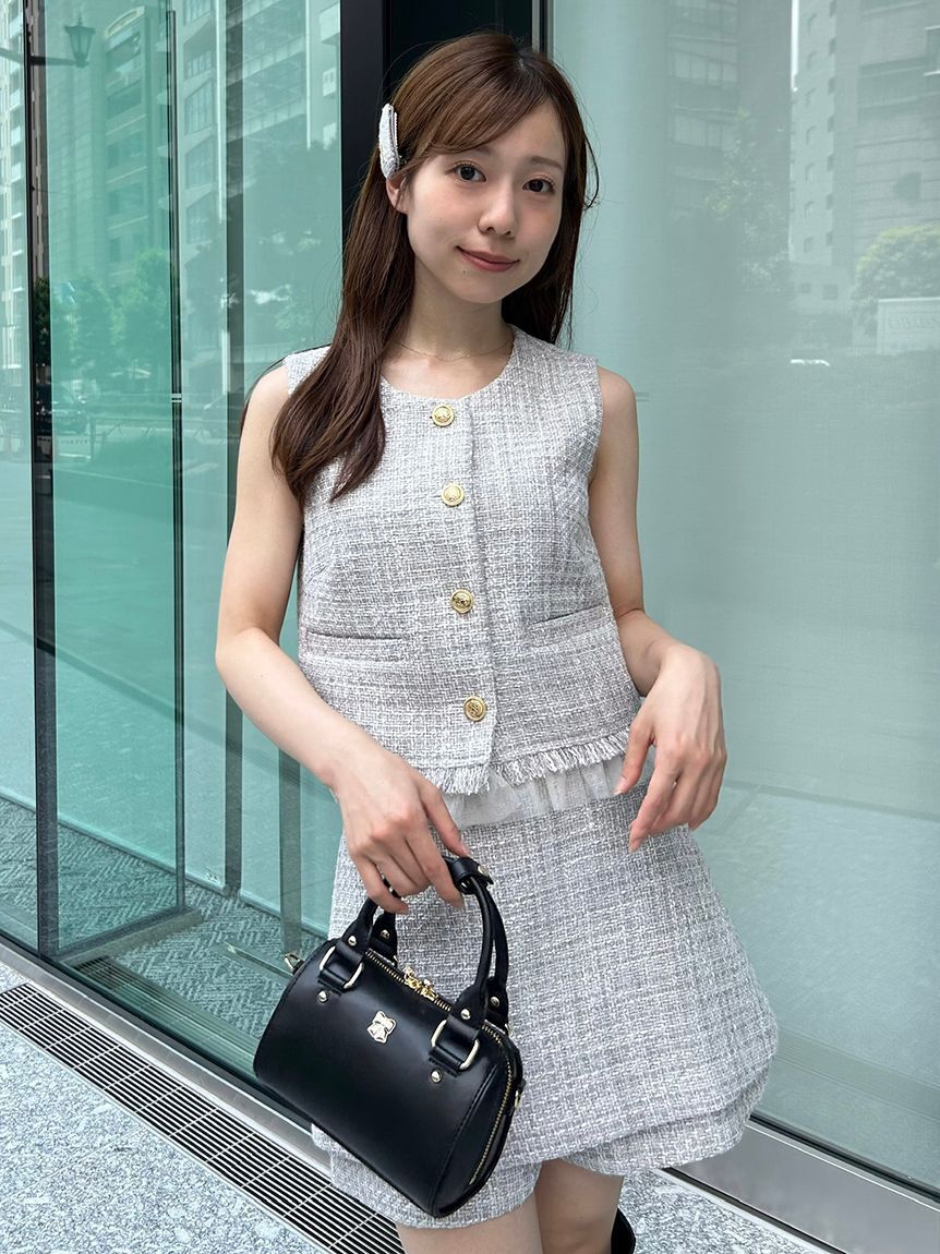 FURFUR「リボンカシメミニボストンバッグ」|ボストンバッグ|