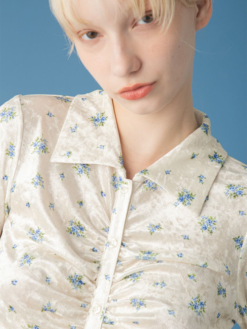 FURFUR「ソフトタッチオリジナルフローラルシャツ」|シャツ・ブラウス|