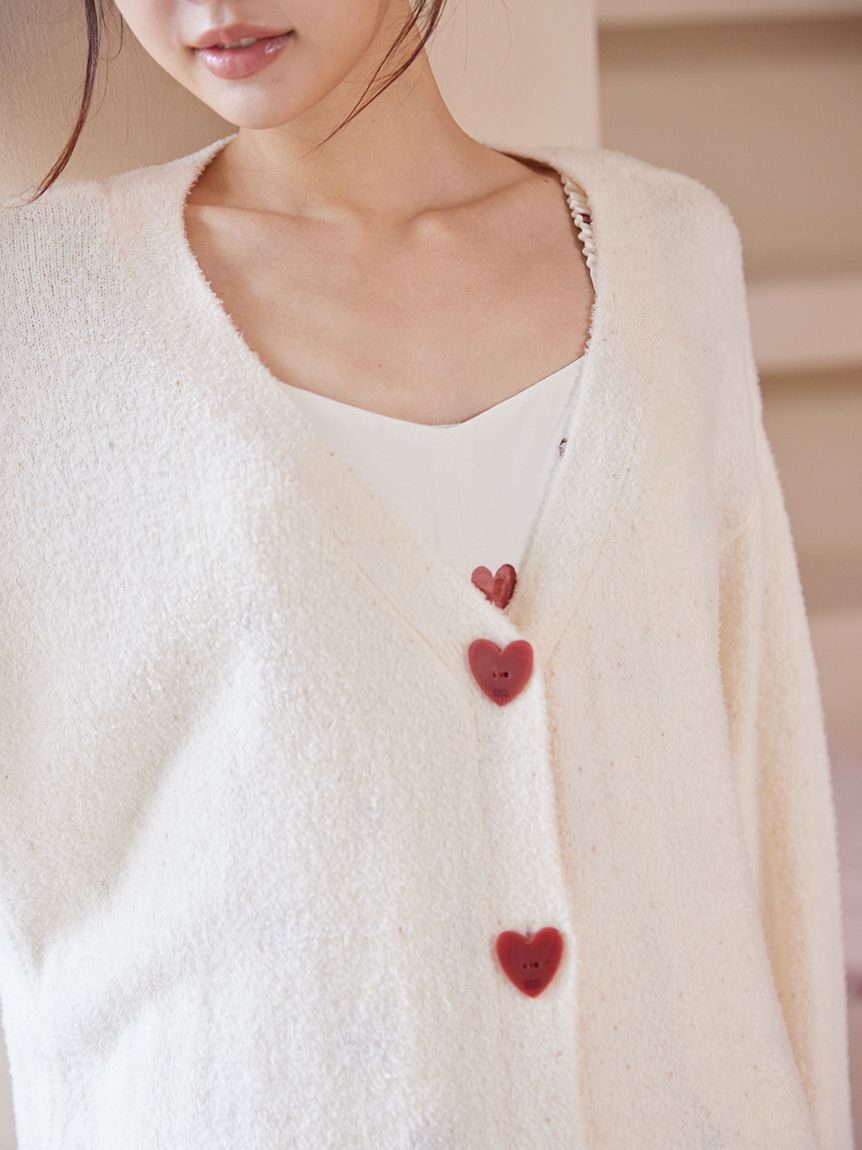 gelato pique「スムーズィーネップカーディガン」|ルームウェア|