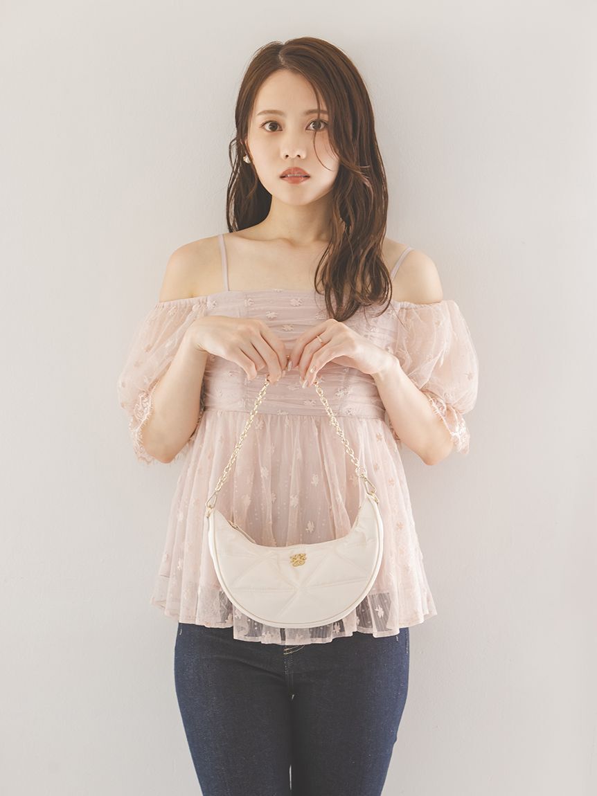 SNIDEL「【新色追加/WEB限定】マルチウェイムーンバッグ」|ショルダー・メッセンジャー|