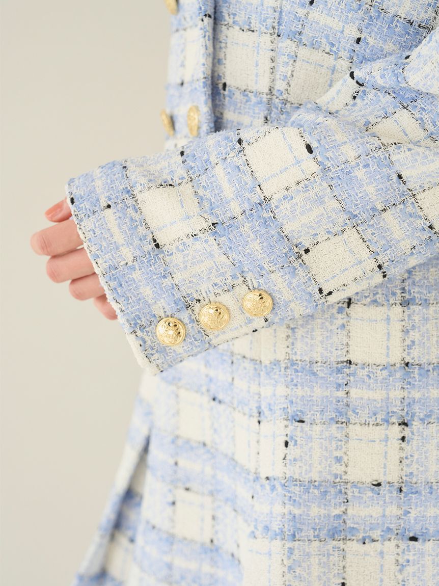 SNIDEL「バリエツイードジャケット」|テーラードジャケット|