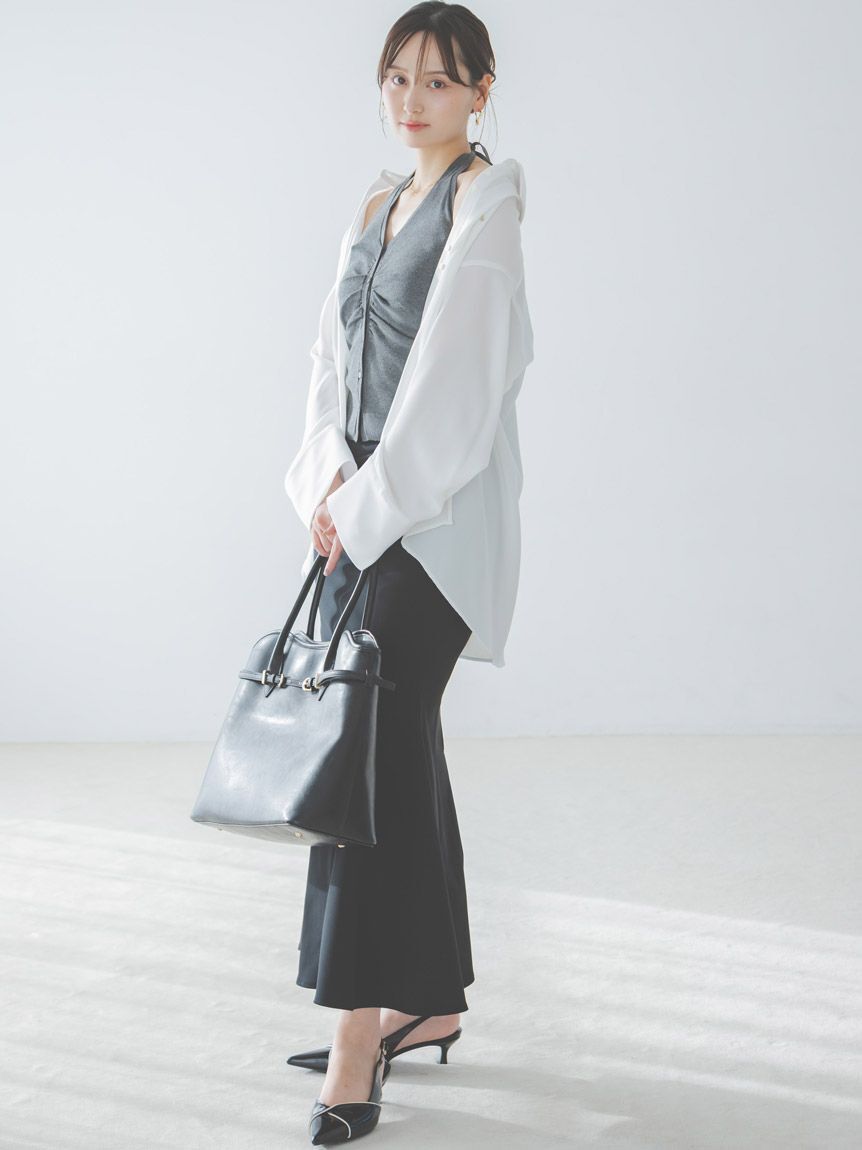 SNIDEL「【WEB限定カラーあり】ソフトベルトトートバッグ」|トートバッグ|