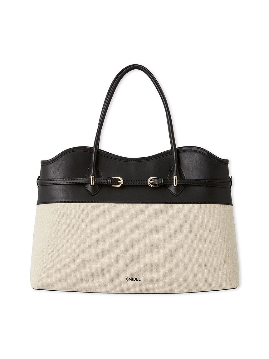 SNIDEL「【WEB限定カラーあり】ソフトベルトトートバッグ」|トートバッグ|