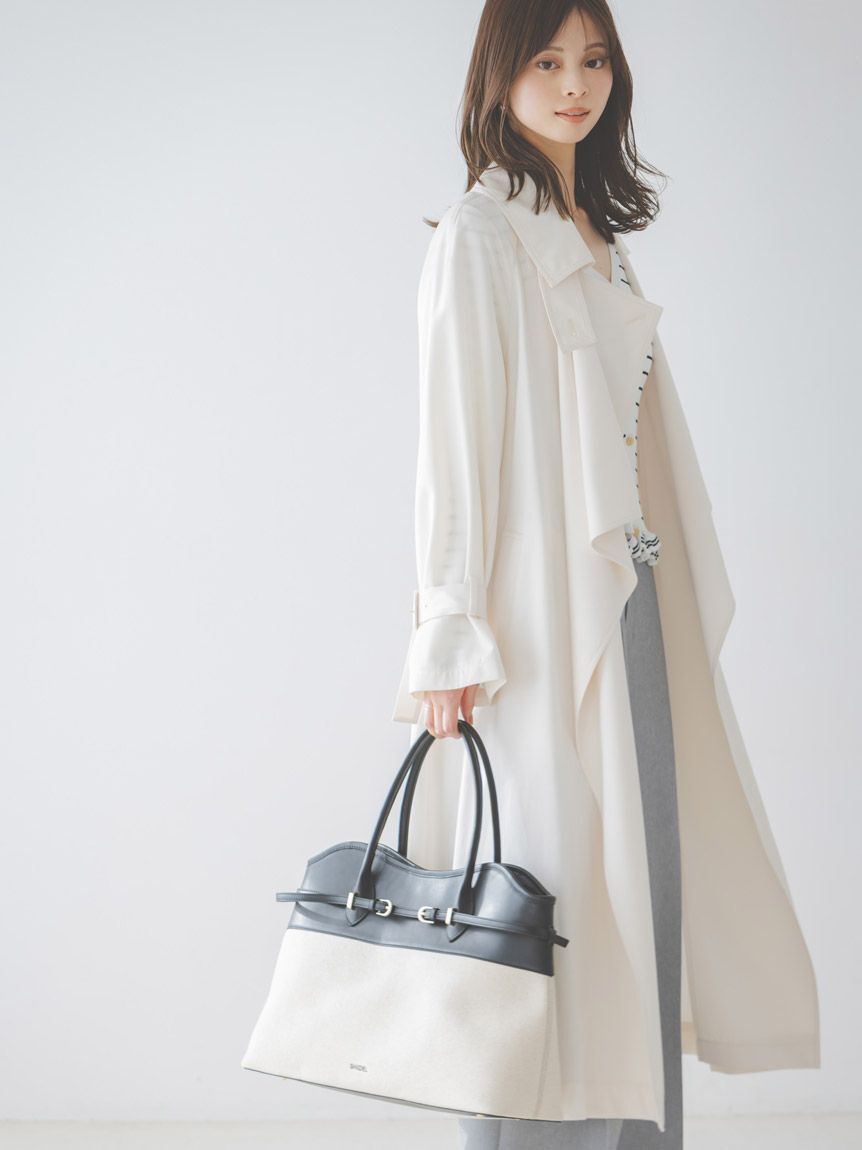 SNIDEL「【WEB限定カラーあり】ソフトベルトトートバッグ」|トートバッグ|