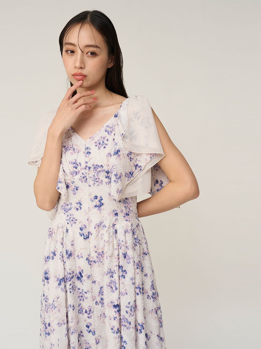 SNIDEL「リボンジャガードワンピース」|ワンピース|FLOWER