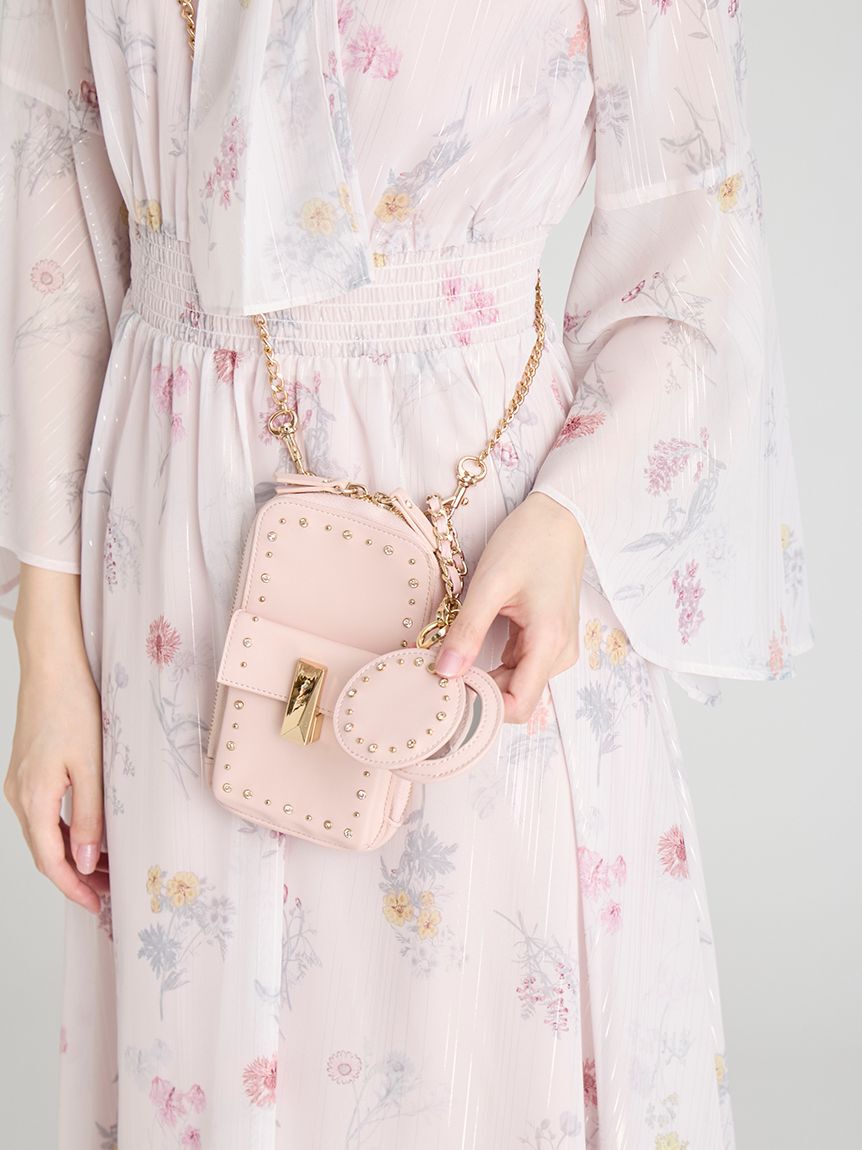 CELFORD「【リュタン】ビジュースタッズスライドミラーカスタムチャーム」|キーケース|