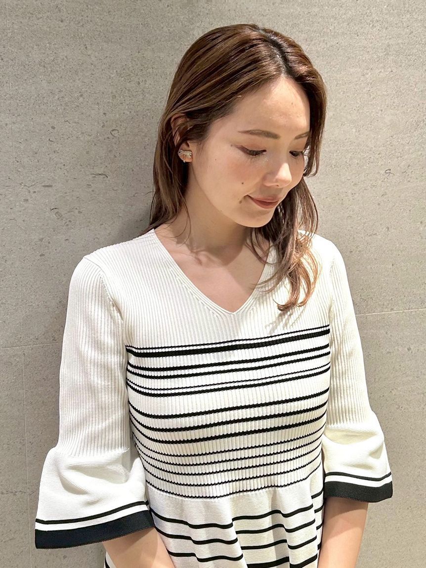 CELFORD「【洗える】ベルスリーブホールガーメントワンピース」|ワンピース|