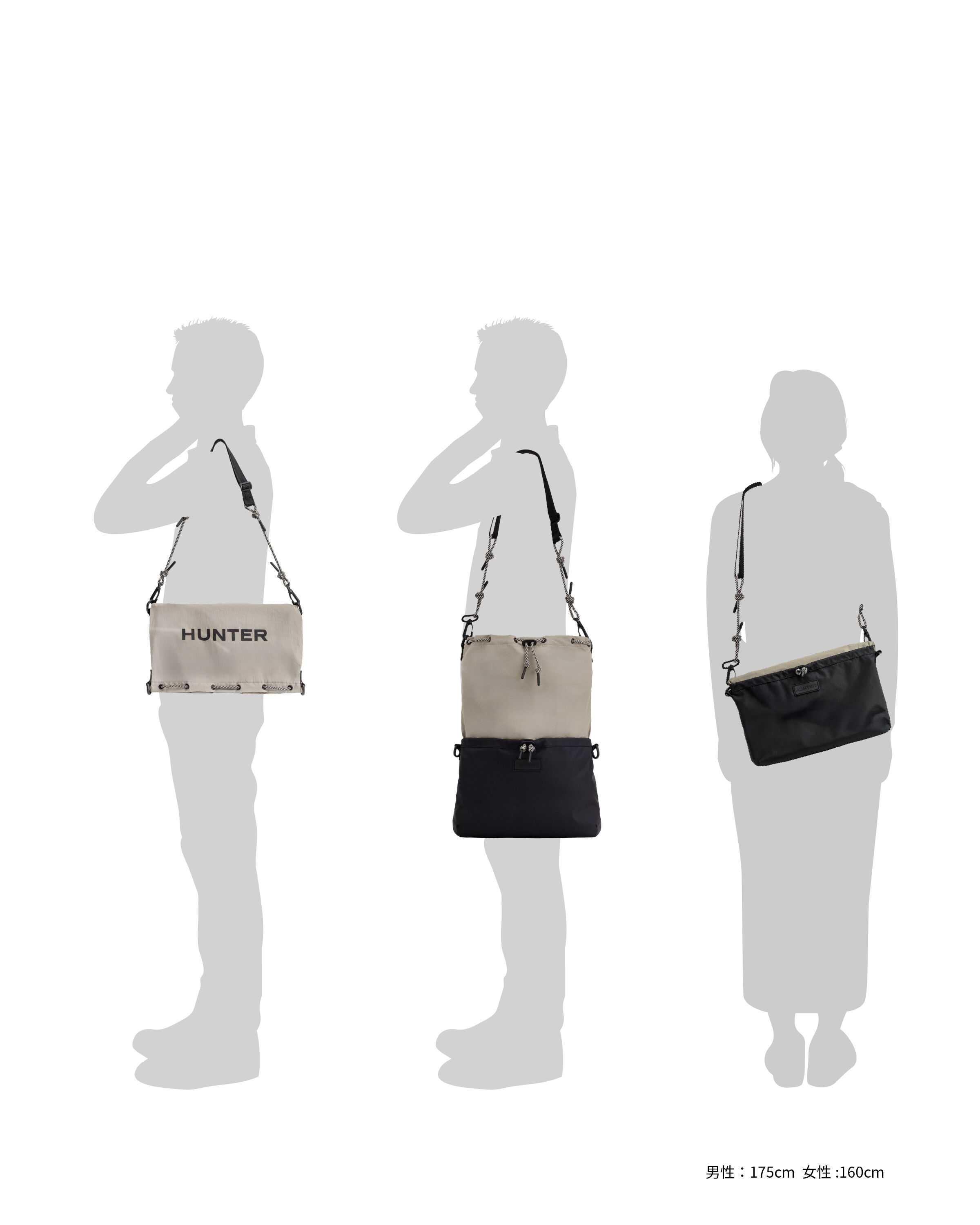 HUNTER「トラベル マルチファンクション サコッシュ」|ショルダー・メッセンジャー|