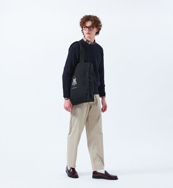 MACKINTOSH PHILOSOPHY「片畦プレーティング クルーネックプルオーバーニット」|ニット・セーター|