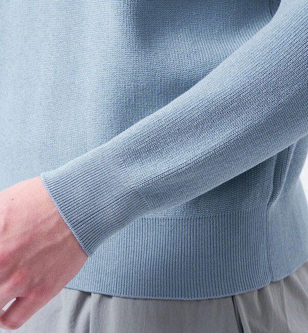 MACKINTOSH PHILOSOPHY「片畦プレーティング クルーネックプルオーバーニット」|ニット・セーター|