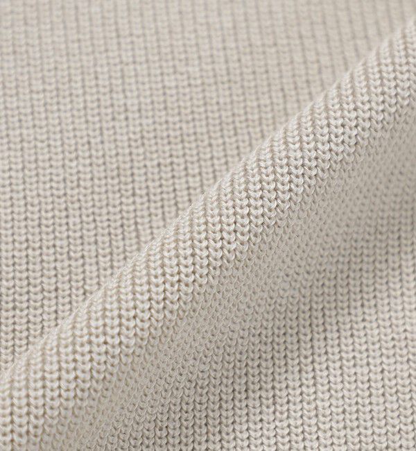 MACKINTOSH PHILOSOPHY「片畦プレーティング クルーネックプルオーバーニット」|ニット・セーター|