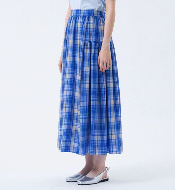 MACKINTOSH PHILOSOPHY「タータンチェックボリュームスカート」|スカート|