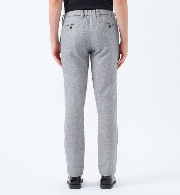 MACKINTOSH PHILOSOPHY「テーラードジャージーパンツ 杢カラミストレッチ」|スラックス|