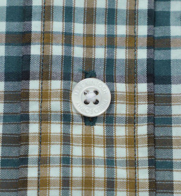 MACKINTOSH PHILOSOPHY「バッキンガムベア 半袖ボタンダウンシャツ 柄バリエーション」|シャツ・ブラウス|