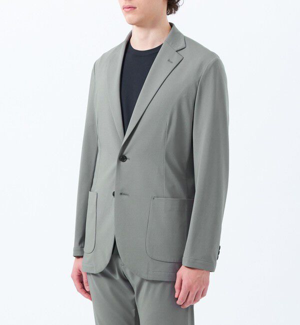 MACKINTOSH PHILOSOPHY「ドライフラットストレッチ ハイパーストレッチメッシュ イージージャケット」|テーラードジャケット|