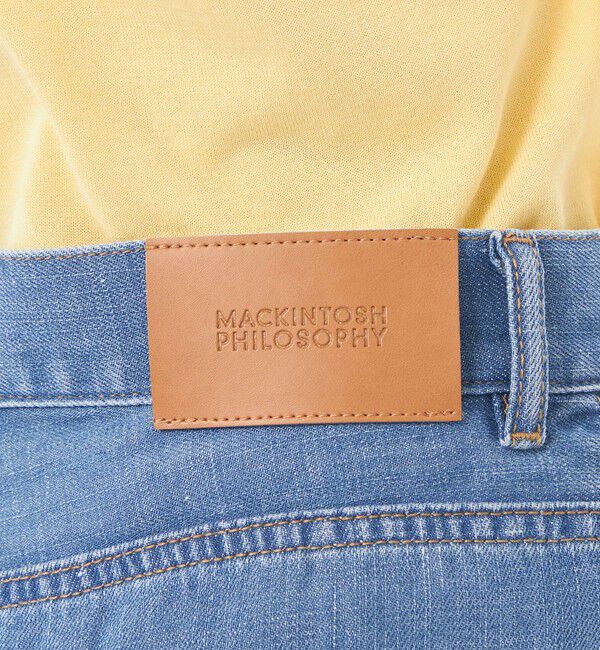 MACKINTOSH PHILOSOPHY「コットンリネンデニムストレートフィット」|デニム|