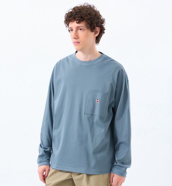 MACKINTOSH PHILOSOPHY「バッキンガムベア コンパクトスムース スピンドルTシャツ」|Tシャツ・カットソー|ブルー