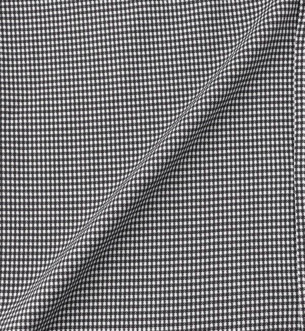 MACKINTOSH PHILOSOPHY「ホリゾンタルカラー ジャージーシャツ ギンガム/無地」|シャツ・ブラウス|