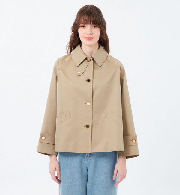 MACKINTOSH PHILOSOPHY「【WELBURY SHORT(ウェルベリーショート)】シャンブレーギャバジン」|ステンカラーコート|