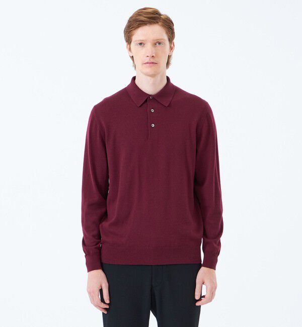 MACKINTOSH PHILOSOPHY「ハイゲージ天竺 ニットポロ」|ニット・セーター|