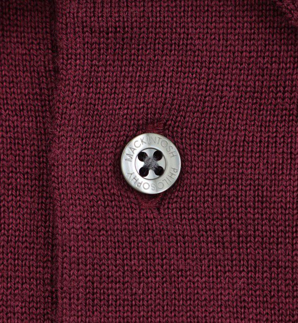 MACKINTOSH PHILOSOPHY「ハイゲージ天竺 ニットポロ」|ニット・セーター|
