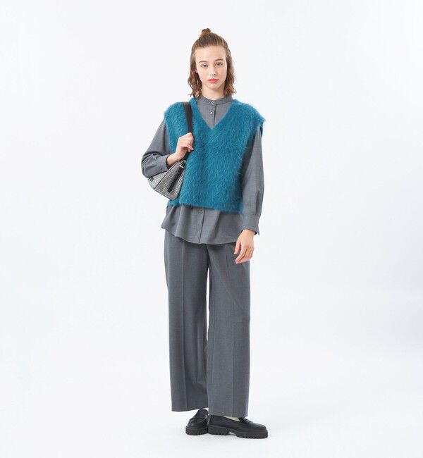 MACKINTOSH PHILOSOPHY「アルパカシャギーニットベスト」|ニット・セーター|