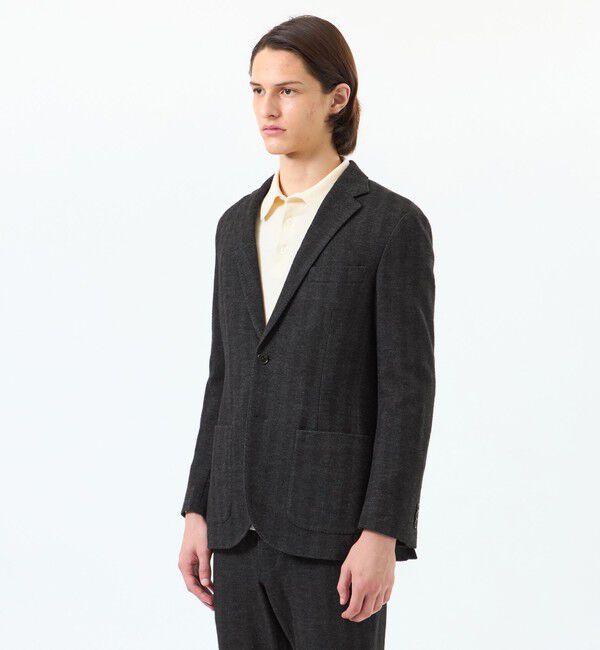 MACKINTOSH PHILOSOPHY「テーラードジャージー ジャケット EMMETEXヘリンボン」|テーラードジャケット|